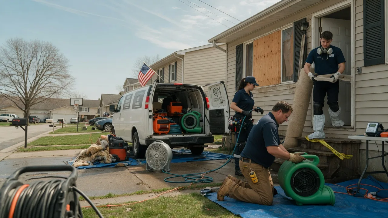 Water Damage Restoration in Rices Landing, PA near me